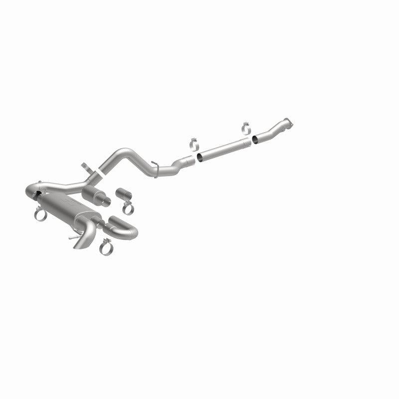 MagnaFlow 2021 Ford Bronco Overland Series Cat-Back Exhaust w/ Single Straight Driver Exit- No Tip - Torque Motorsport