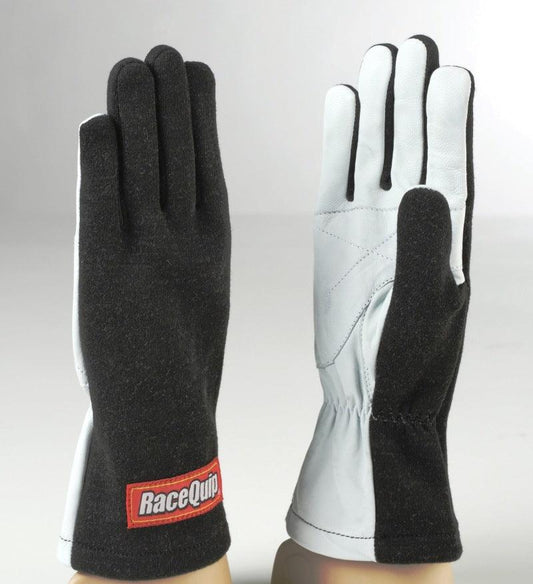 RaceQuip Black Basic Race Glove - Large - Torque Motorsport