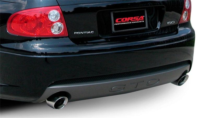 Corsa 05-06 Pontiac GTO 6.0L V8 2.5in Sport Cat-Back + XPipe Exhaust Polished Tips - Torque Motorsport