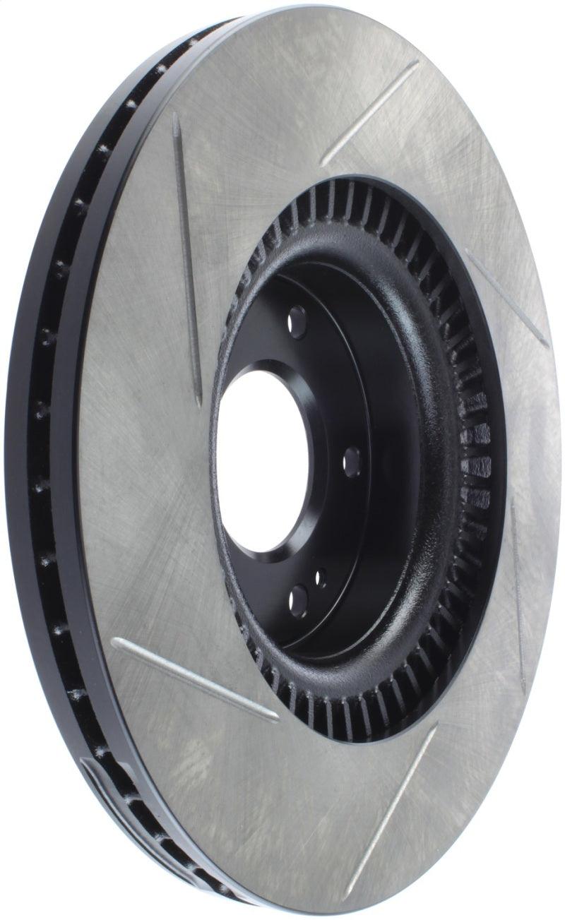 StopTech Power Slot 10 Hyundai Genesis Coupe Non-Track Front Left Slotted Rotor - Torque Motorsport