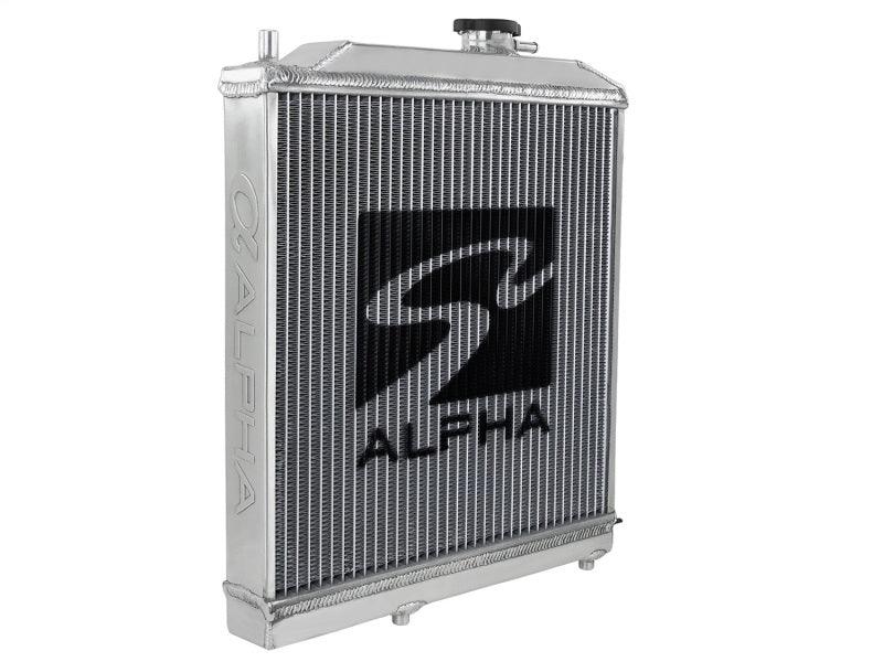 Skunk2 Alpha Series 88-91 Honda Civic/CRX Radiator (Half Size) (Dual Core) - Torque Motorsport