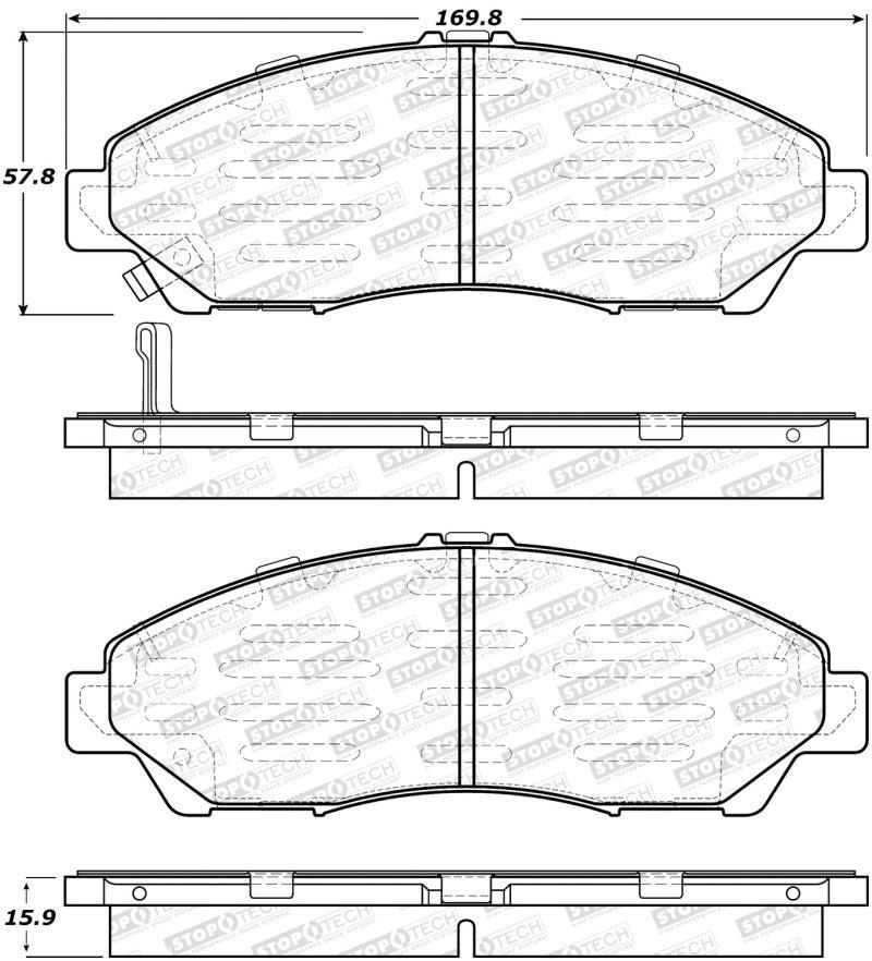 StopTech Street Brake Pads - Front/Rear - Torque Motorsport