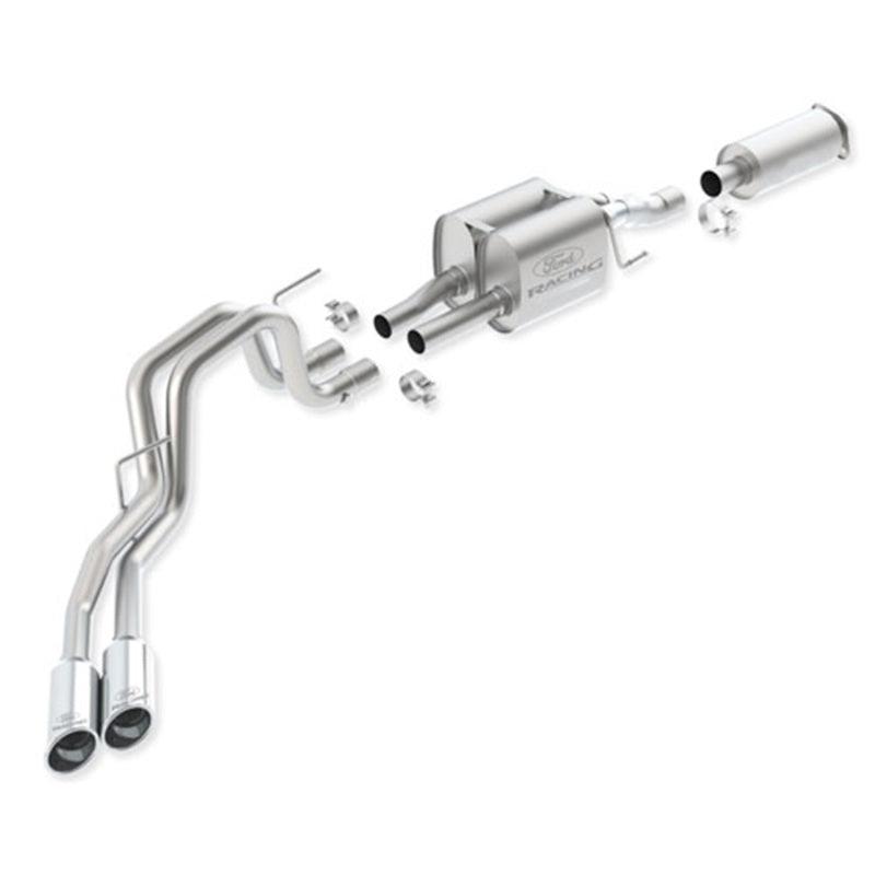 Ford Racing 2011-2014 F-150 SVT Raptor 6.2L Cat-Back Touring Exhaust System 145-inch WB - Torque Motorsport