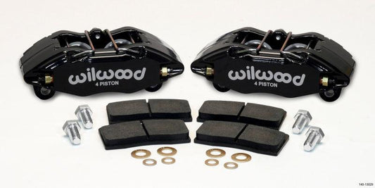 Wilwood DPHA Front Caliper & Pad Kit Black Honda / Acura w/ 262mm OE Rotor - Torque Motorsport