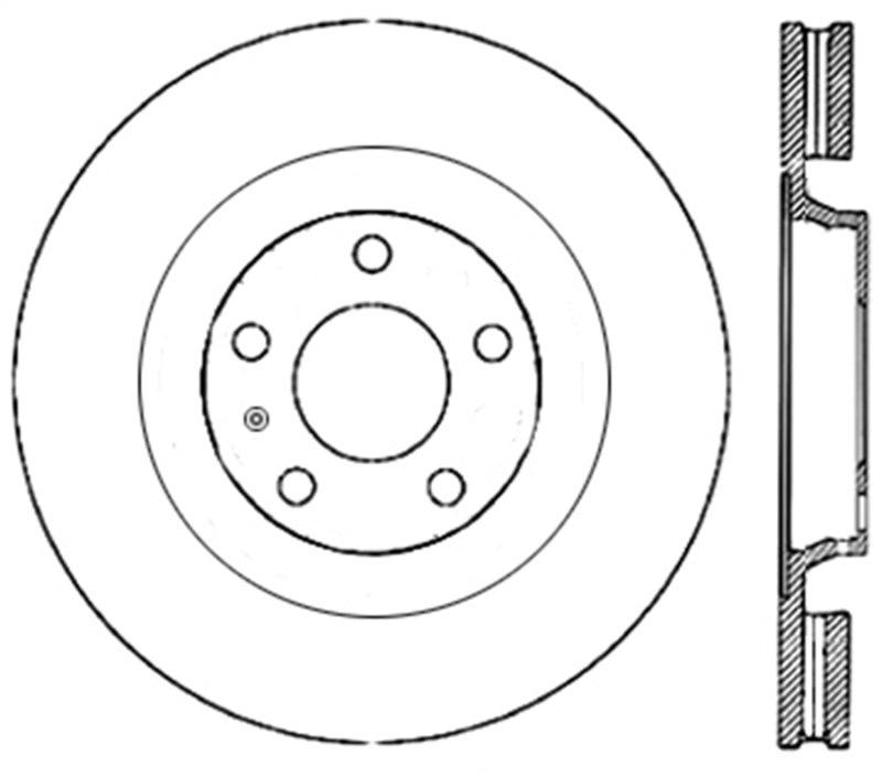 StopTech Slotted & Drilled Sport Brake Rotor - Torque Motorsport