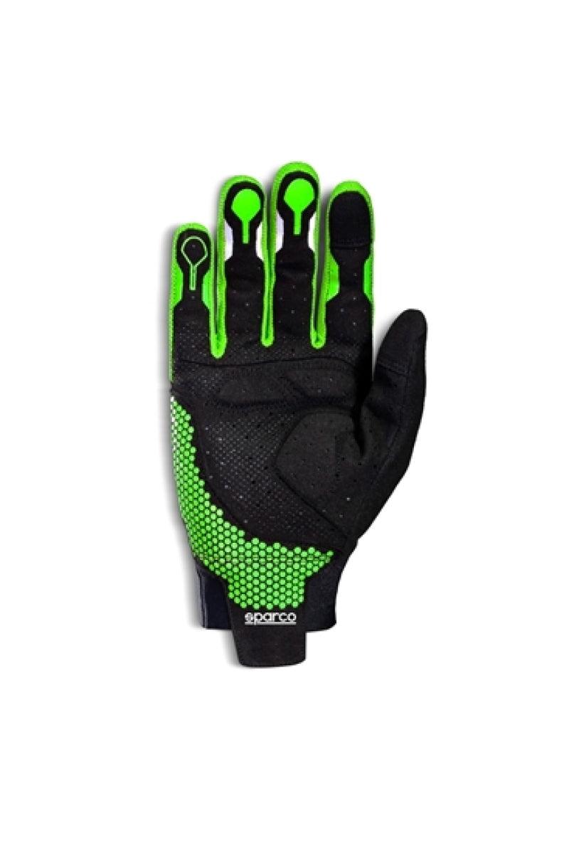 Sparco Gloves Hypergrip+ 10 Black/Green - Torque Motorsport