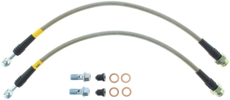 StopTech 06-10 Chevrolet Corvette Z06 Stainless Steel Rear Brake Lines - Torque Motorsport