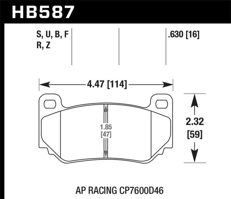 Hawk 2002-2004 Audi A6 (Front Rotors 320mm) HPS 5.0 Rear Brake Pads - Torque Motorsport