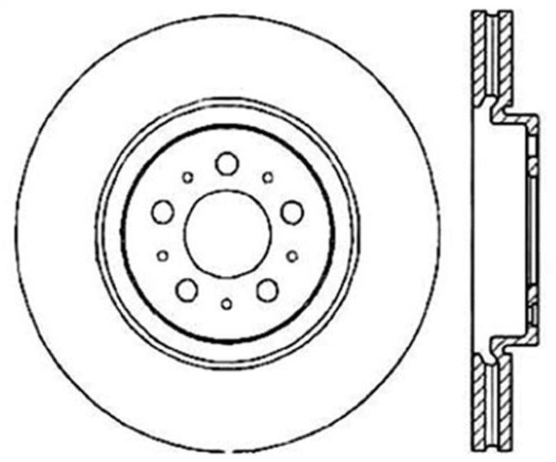 StopTech Slotted & Drilled Sport Brake Rotor - Torque Motorsport