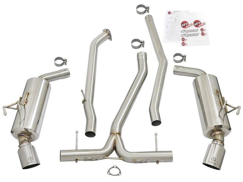 aFe POWER Takeda 16-17 Honda Civic I4-1.5L (t) 2.25-2.5in 304 SS CB Dual-Exit Exhaust Polish Tip - Torque Motorsport