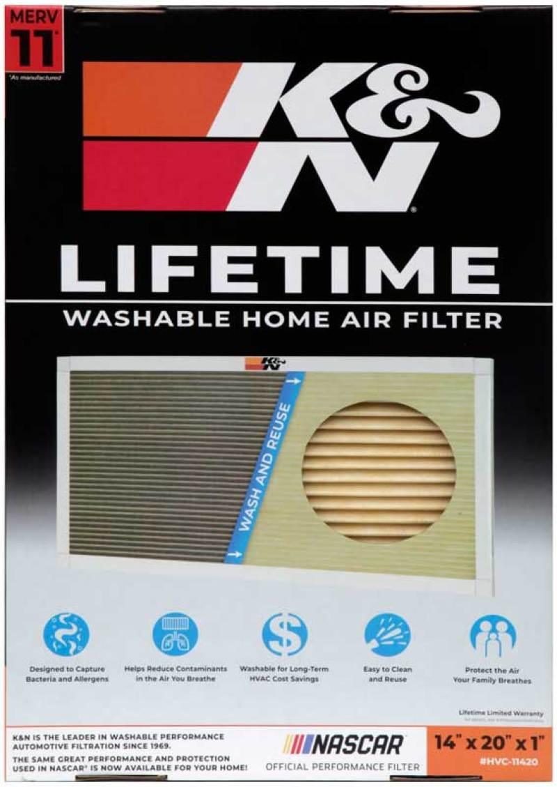 K&N HVAC Filter - 14 x 20 x 1 - Torque Motorsport