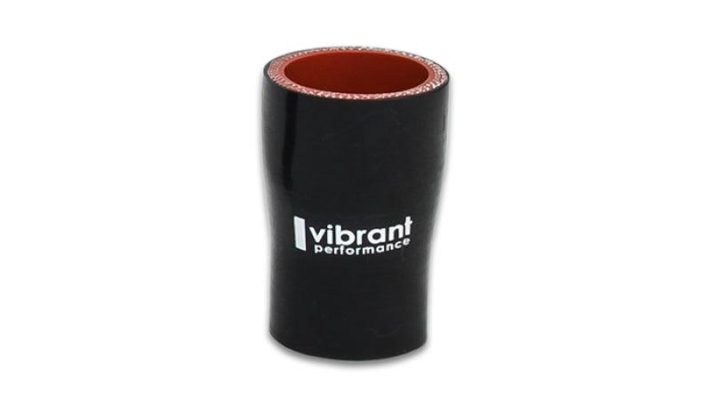 Vibrant 4 Ply Aramid Reducer Coupling 4.5in Inlet x 5in Outlet x 3in Length - Black - Torque Motorsport