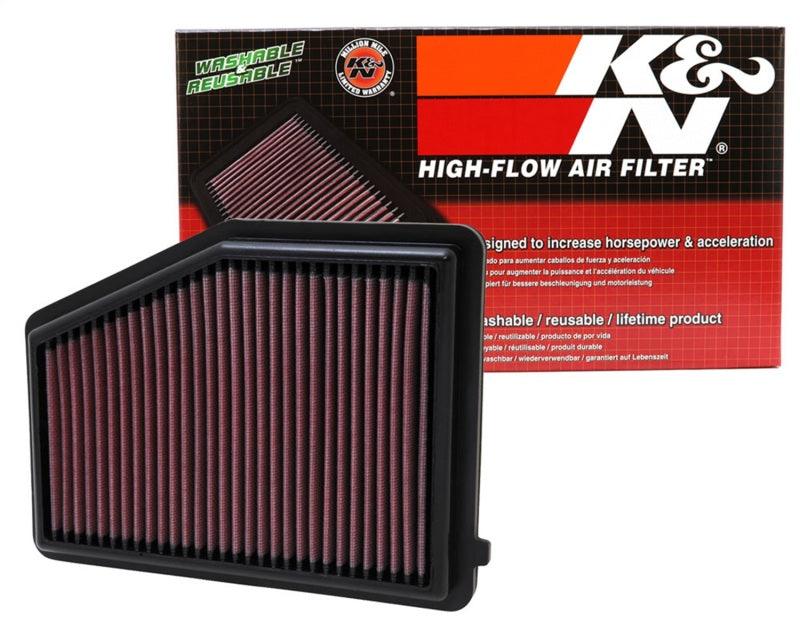 K&N Replacement Air Filter for 12 Honda Civic 1.8L L4 - Torque Motorsport