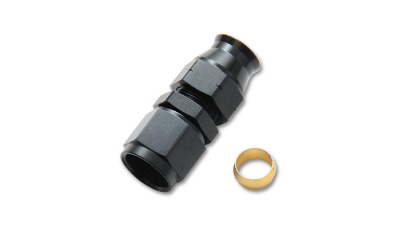 Vibrant -8AN Female to 1/2in Tube Adapter Fitting (w/ Brass Olive Insert) - Torque Motorsport