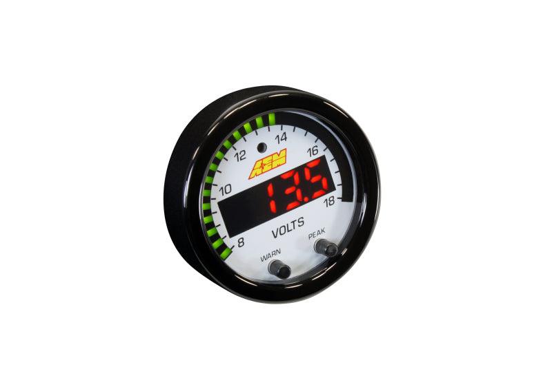 AEM X-Series 8-18V Volt Gauge - Torque Motorsport