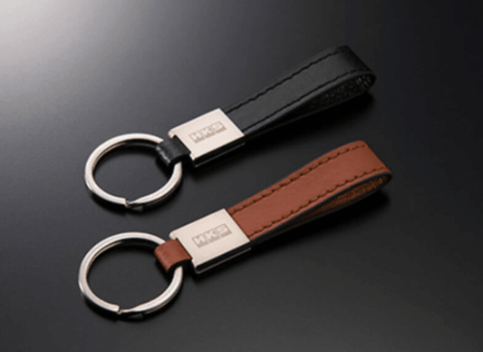 HKS HKS LEATHER KEYRING CAMEL - Torque Motorsport