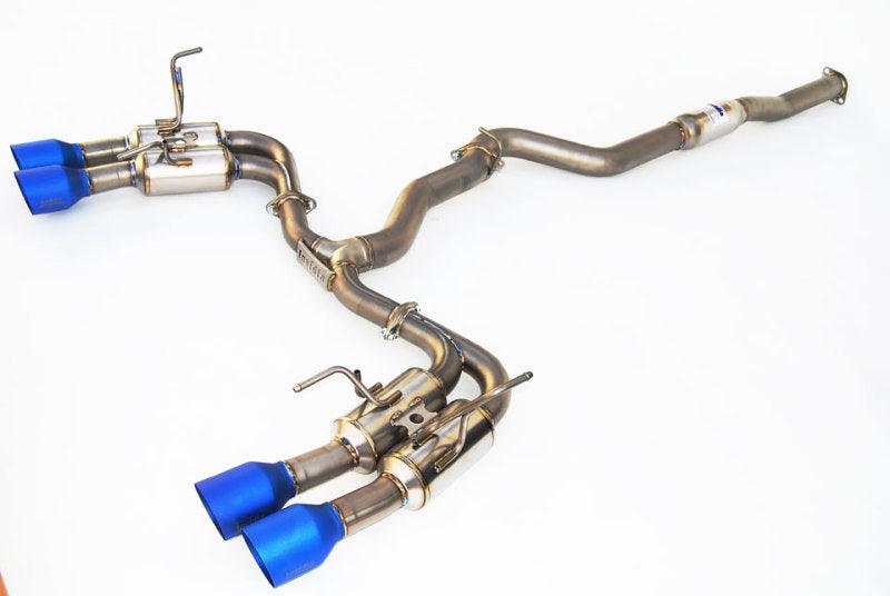 Invidia 2015+ WRX/STi Gemini 80mm Full Titanium Quad 101mm Tip Cat-Back Exhaust - Torque Motorsport