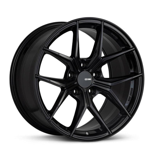 Enkei TSR-X 18x8.5 45mm Offset 5x100 BK 72.6mm Bore Gloss Black - Torque Motorsport