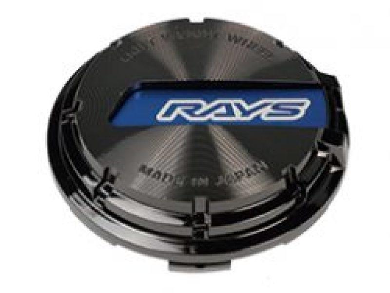 Gram Lights WR Center Cap (Blue/Black Chrome) (57CR / 57DR) - Torque Motorsport