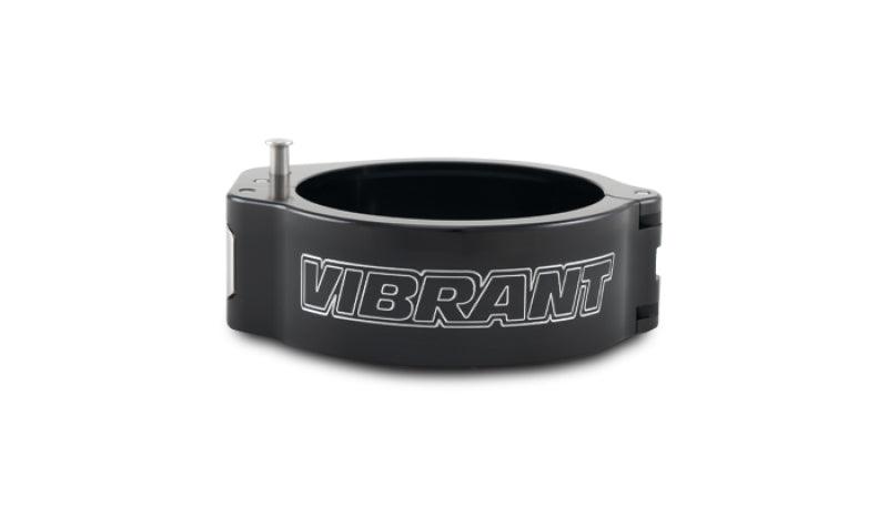 Vibrant 2.5in O.D. Aluminized HD 2.0 Clamp - Anodized Black (Clamp Only) - Torque Motorsport