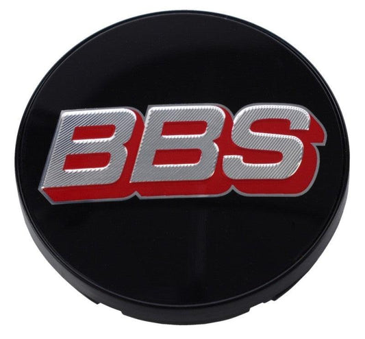 BBS Center Cap 56mm Black/Silver/Red - Torque Motorsport