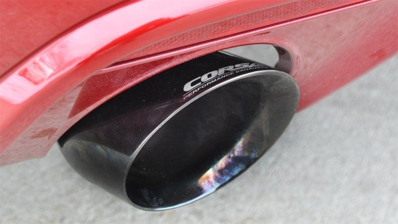 Corsa 2015 Ford Mustang GT Fastback 5.0 3in Xtreme Cat Back Exhaust w/ Dual Black 4.5in Tips - Torque Motorsport