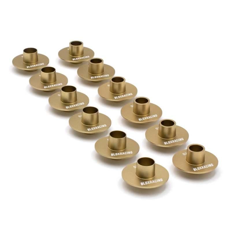 BLOX Racing Subframe Hard Collar Kit for All S2000 - Front and Rear total 12 Pieces (Gold) - Torque Motorsport