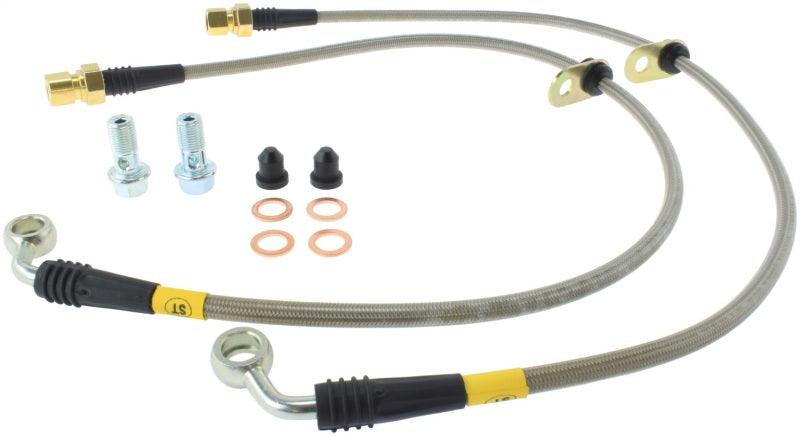 StopTech 10+ Camaro LS/LT V6 Stainless Steel Rear Brake Lines - Torque Motorsport