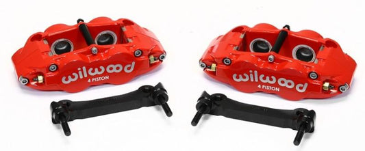 Wilwood Narrow Superlite 4R Rear Caliper & Bracket Kit - Red 97-13 C5/C6 Corvette w/ OEM Rotors - Torque Motorsport