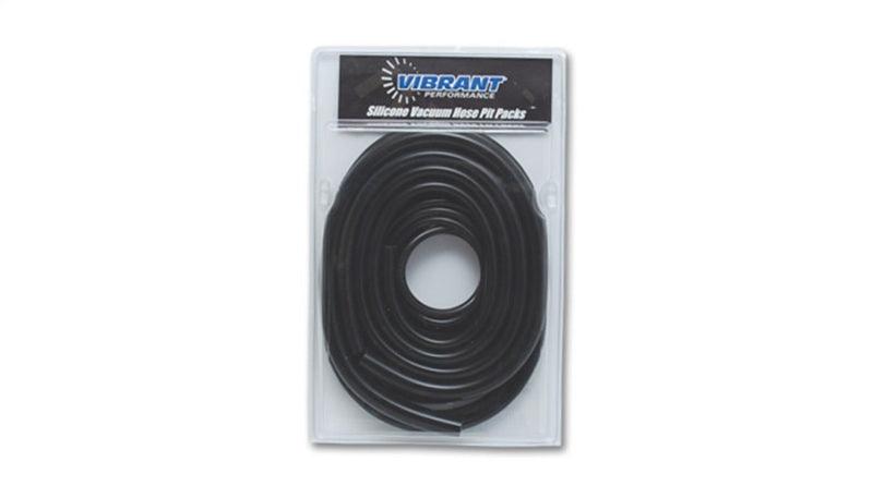 Vibrant Silicon vac Hose Pit Kit Blk 5ft- 1/8in 10ft- 5/32in 4ft- 3/16in 4ft- 1/4in 2ft-3/8in - Torque Motorsport