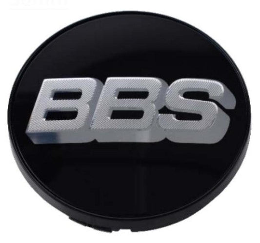 BBS Center Cap 56mm Black/Silver - Torque Motorsport