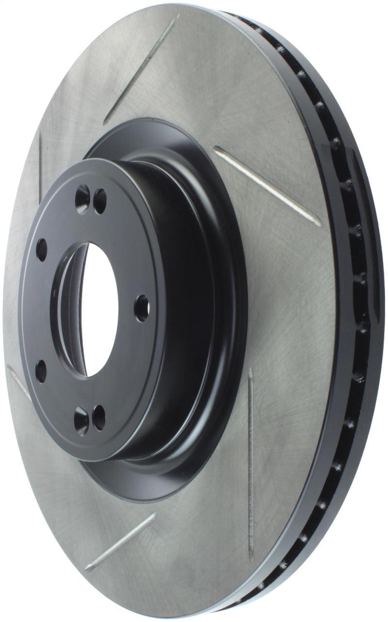 StopTech Power Slot 10 Hyundai Genesis Coupe Non-Track Front Right Slotted Rotor - Torque Motorsport