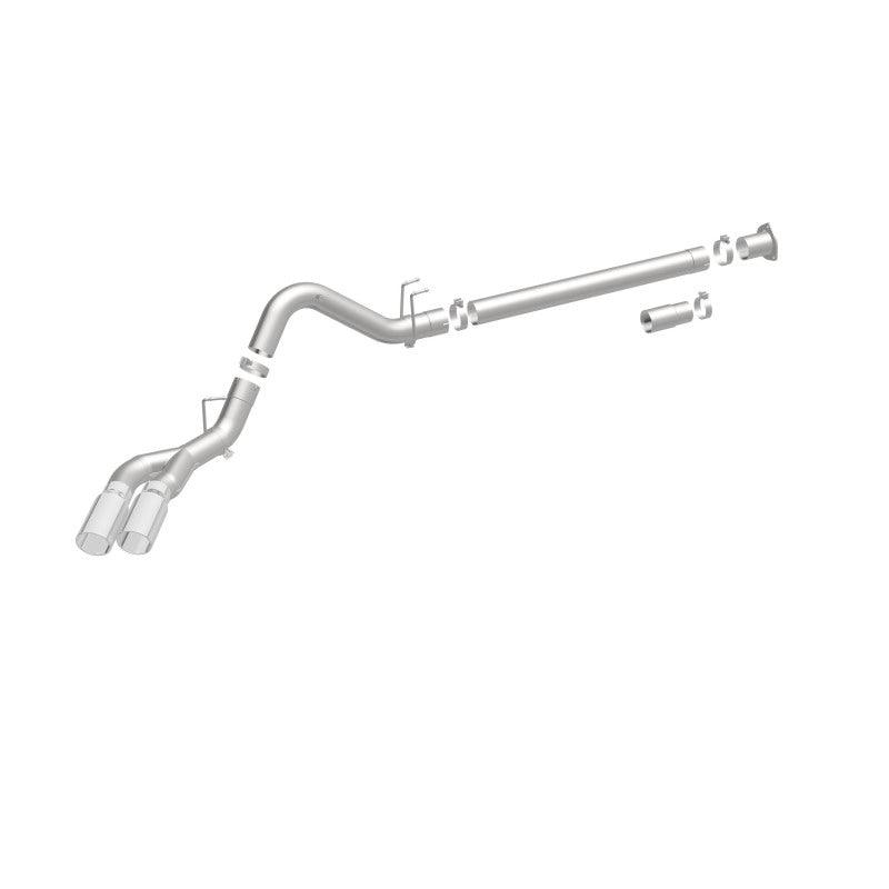 MagnaFlow 08-17 Ford F-250/F-350/F-450 4.6L/6.7 DPF-Back SS 4in Dual Single Passenger Side Rear Exit - Torque Motorsport