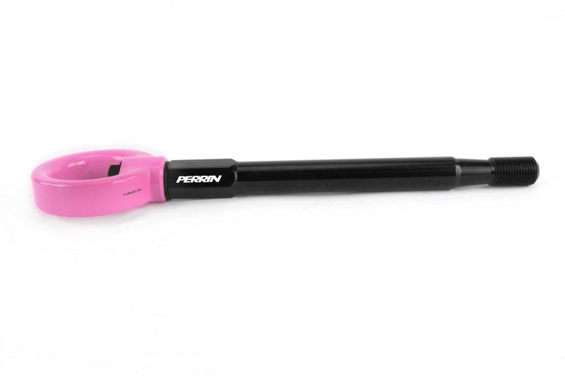 Perrin 08-14 Subaru WRX/STI Tow Hook Kit (Front) - Hyper Pink - Torque Motorsport