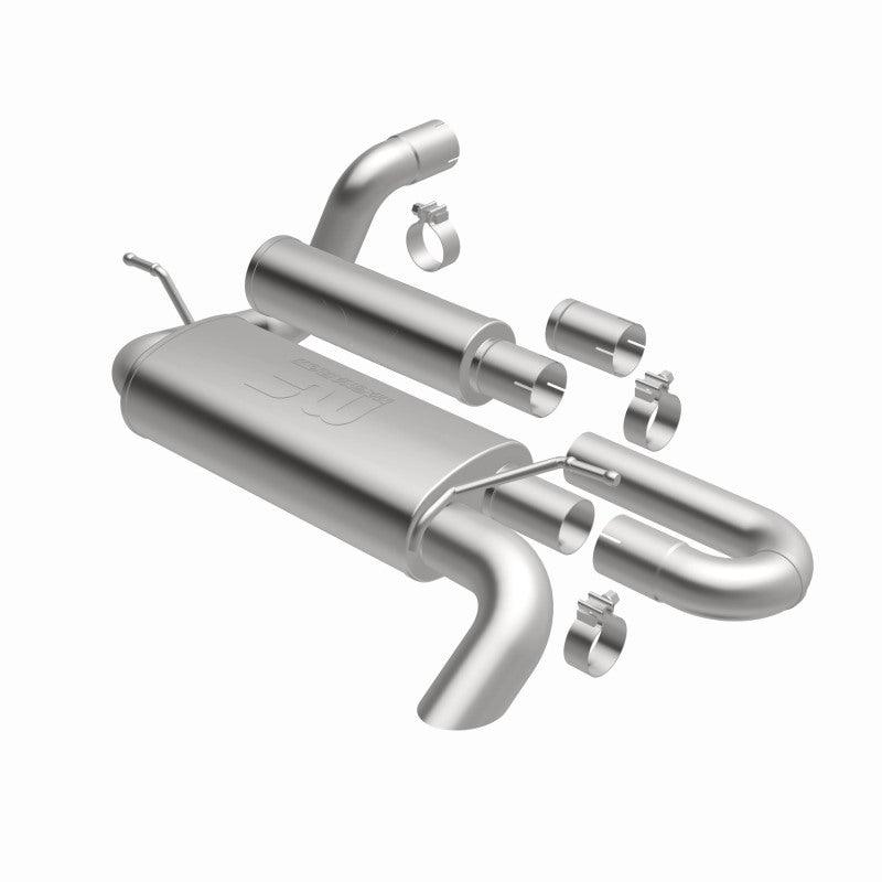 MagnaFlow 18-23 Jeep Wrangler JL 2.0L/3.6L Overland Series Axle-Back Exhaust - Torque Motorsport