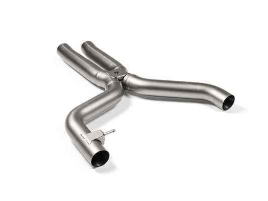 Akrapovic 2021+ BMW G87 M2, G80 M3 &amp; G82 M4 Evolution Short Link pipe w/o Resonator (Titanium) - Torque Motorsport