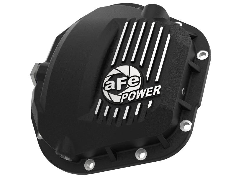 aFe Pro Series Dana 60 Front Differential Cover Black w/ Machined Fins 17-20 Ford Trucks (Dana 60) - Torque Motorsport