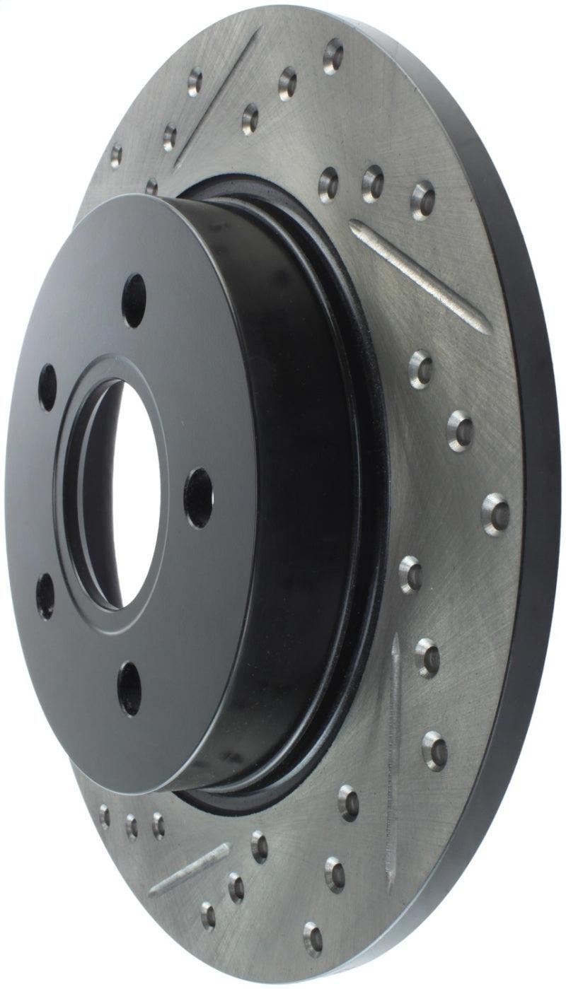 StopTech 12-15 Ford Focus w/ Rear Disc Brakes Rear Right Slotted & Drilled Rotor - Torque Motorsport