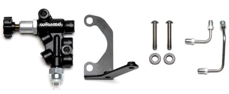 Wilwood Tandem Master Cylinder Mounting Bracket R/H Kit w/ Prop Valve - Torque Motorsport