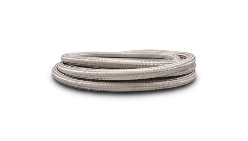 Vibrant -6 AN SS Braided Flex Hose (2 foot roll) - Torque Motorsport