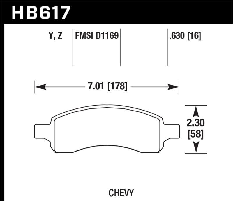 Hawk LTS Street Brake Pads - Torque Motorsport