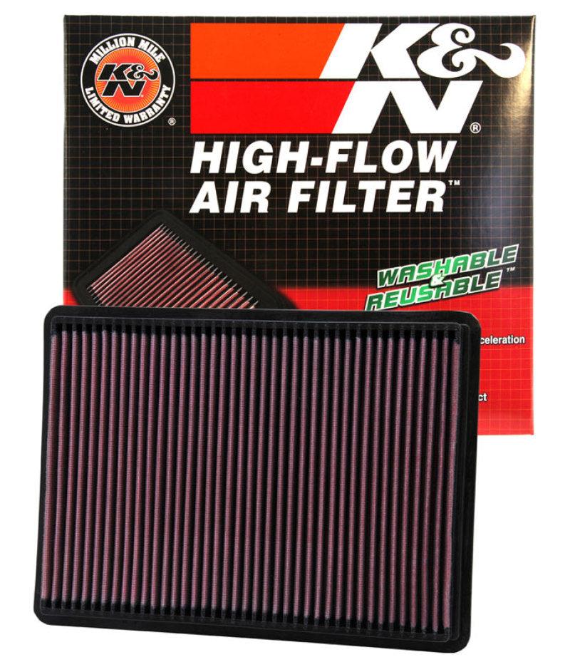 K&N 07-07 Jeep Liberty / 05-10 Grand Cherokee/Commander Drop In Air Filter - Torque Motorsport