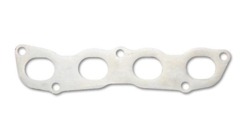 Vibrant Mild Steel Exhaust Manifold Flange for Honda/Acura K-Series motor 1/2in Thick - Torque Motorsport