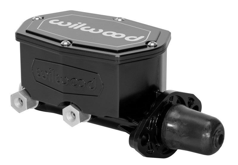 Wilwood Compact Tandem Master Cylinder - 1in Bore - (Black) - Torque Motorsport