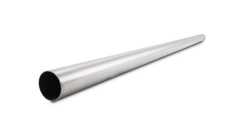 Vibrant 2in OD 304 Stainless Steel Brushed Straight Tubing - Torque Motorsport