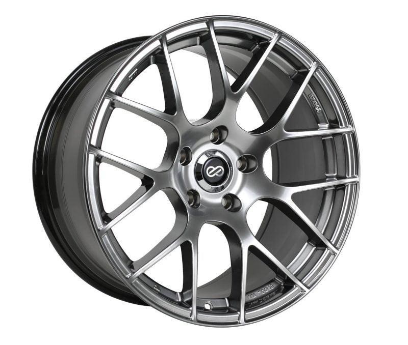 Enkei Raijin 18x8 45mm Offset 5x114.3 Bolt Pattern 72.6 Bore Dia Hyper Silver Wheel - Torque Motorsport