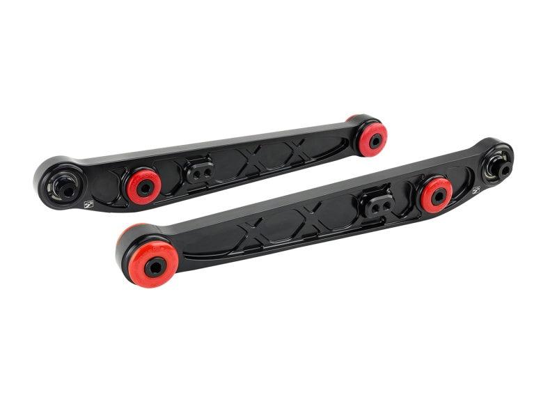 Skunk2 Honda/Acura EK Alpha Series Rear Lower Control Arm Set - Black - Torque Motorsport