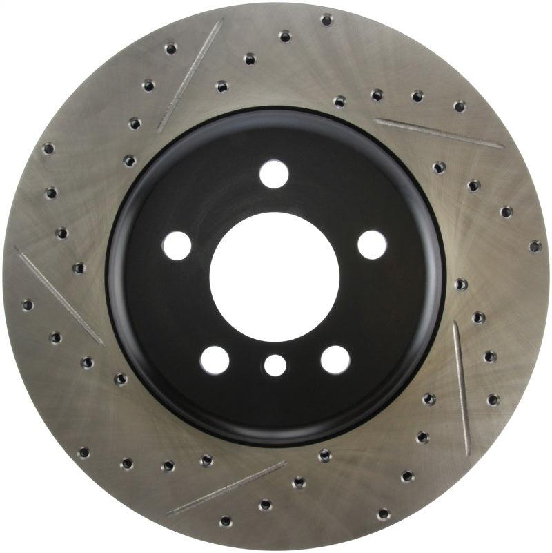 StopTech 2011-2013 BMW 535i / 2012-2016 BMW 640i Slotted & Drilled Front Right Brake Rotor - Torque Motorsport