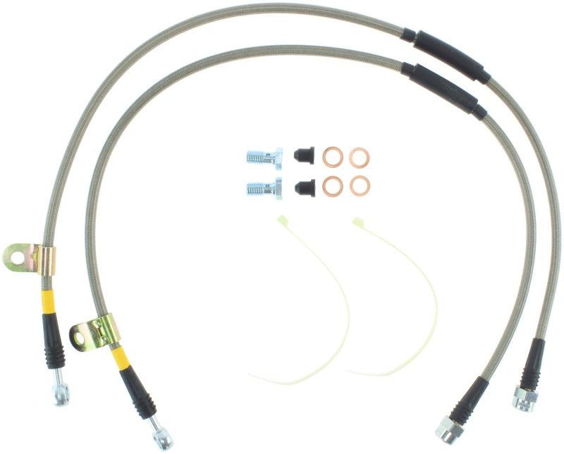 StopTech 07-13 Chevy/GMC Surburban/Sierra/Yukon Denali XL Stainless Steel Front Brake Line Kit - Torque Motorsport