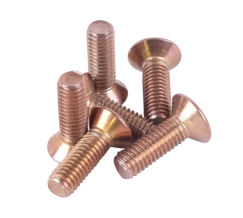 NRG Steering Wheel Screw Upgrade Kit (Conical) - Rose Gold - Torque Motorsport